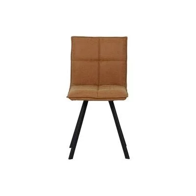 Dedham Upholstered Side Chair Corrigan Studio Upholstery Color: Light Brown