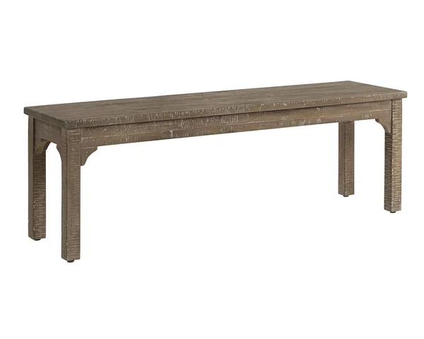Progressive Furniture D869-69 Teresa Distressed Oak Dining Bench
