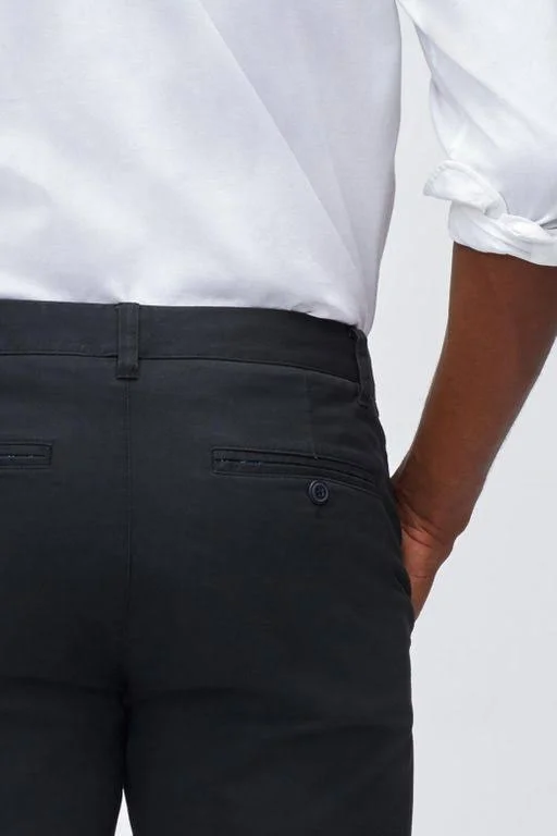 Men's Bonobos Athletic Stretch Washed Chinos, Size 31 x 32 - Black
