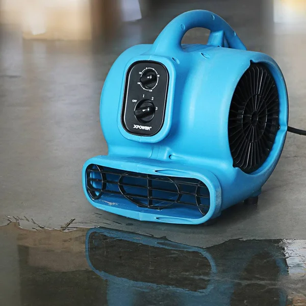 Xpower P-230at 1/4 HP 925 CFM 3-Speed Mini Air Mover/Floor Dryer/Utility Blower Fan with Timer and Power Outlets