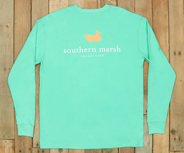 Authentic Vibrant Tee, Long Sleeve Small, Squash
