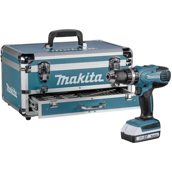 Makita HP457DWEX4 + Zubeh?rset Cordless Drill Driver Im Case