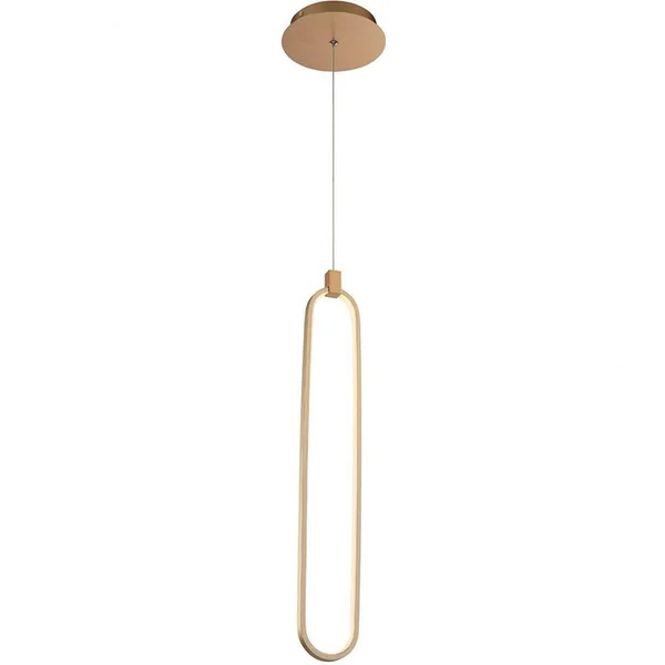 dweLED Charmed LED Pendant Light - Color: - Gold - PD-54901-T24-SG, 2.76 x 1.26 x 1.1 in