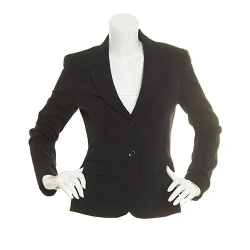 Nine West Two-Button Stretch Blazer - Black