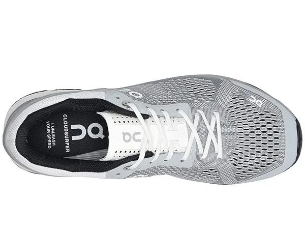 on Running Women's Cloudsurfer Glacier/Black - 11, M