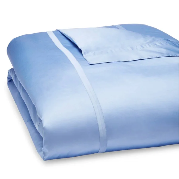 Matouk Nocturne - King Duvet Cover - Blue
