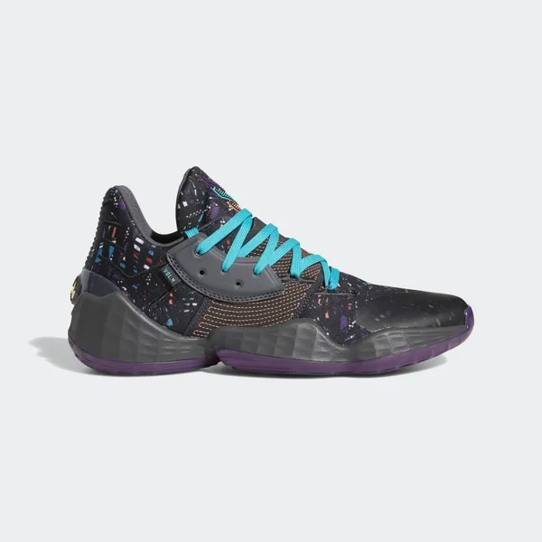 Adidas Harden Vol. 4 Basketball Shoes - Men's, Size: Small, Black