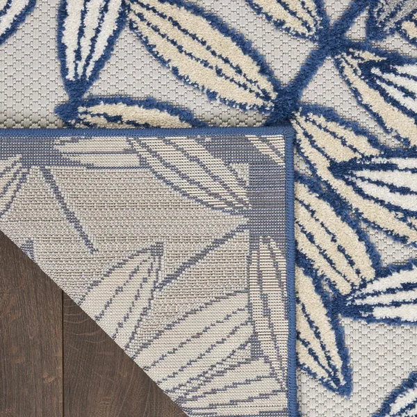 Nourison Aloha ALH18 Area Rug, Navy, 6& x 9&