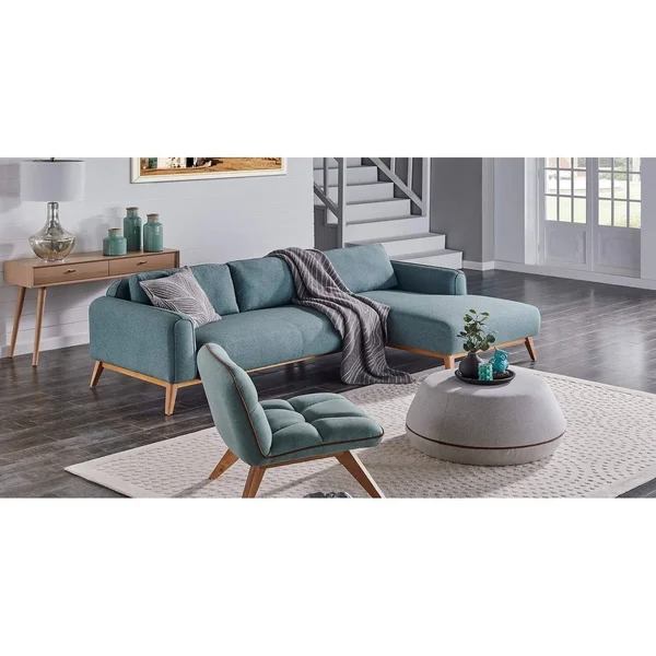 Kardiel ONVI 32x22 Fabric Ottoman ONVI.L, Sledge