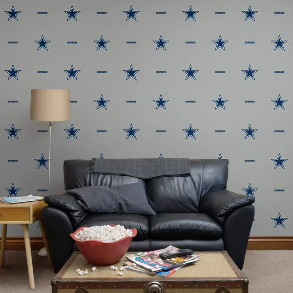 Atlanta Hawks Logo 10.5& L x 24x22 W Peel and Stick Wallpaper Roll Fathead Color: Gray, NFL Team: Dallas Cowboys