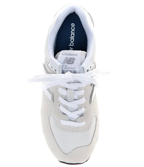 New Balance 574-WHITE-7