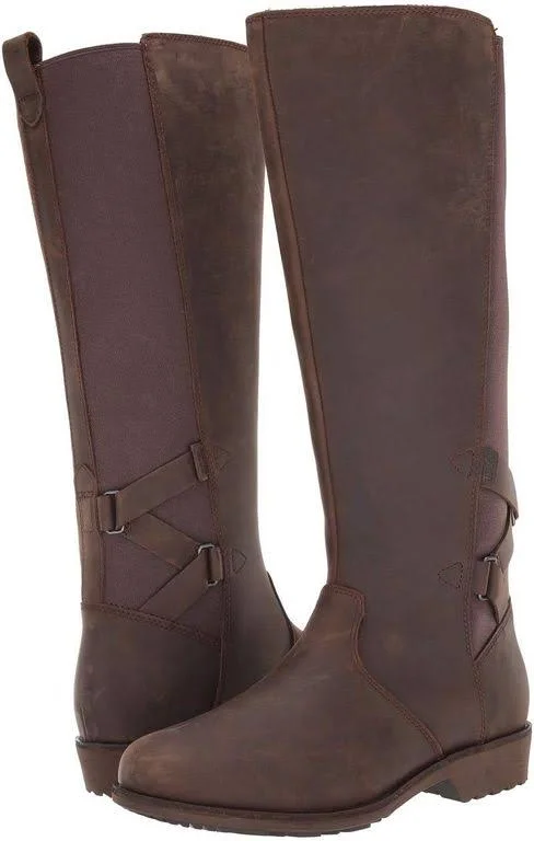 Teva Ellery Tall Waterproof Boot - Women's Bison, 8.5