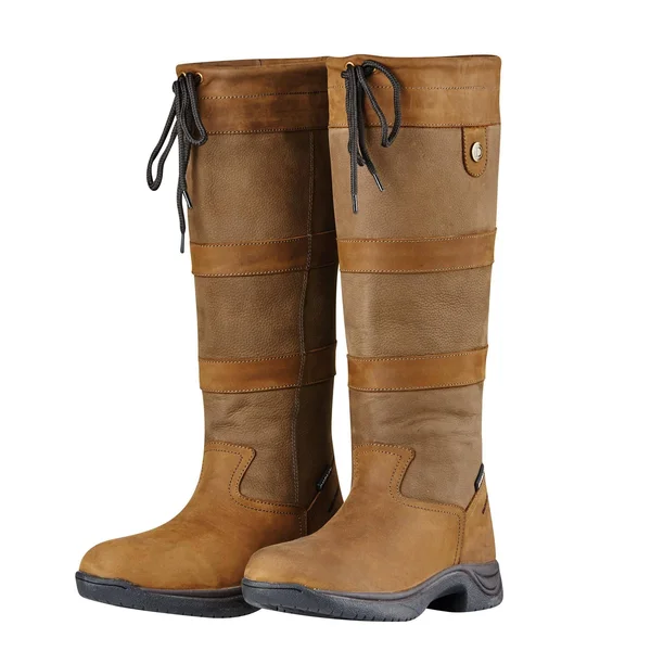 Dark Brown Dublin River Boots III, Wide