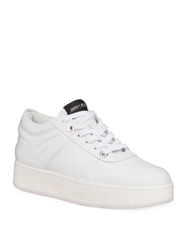 Jimmy Choo White Hawaii/F Sneakers