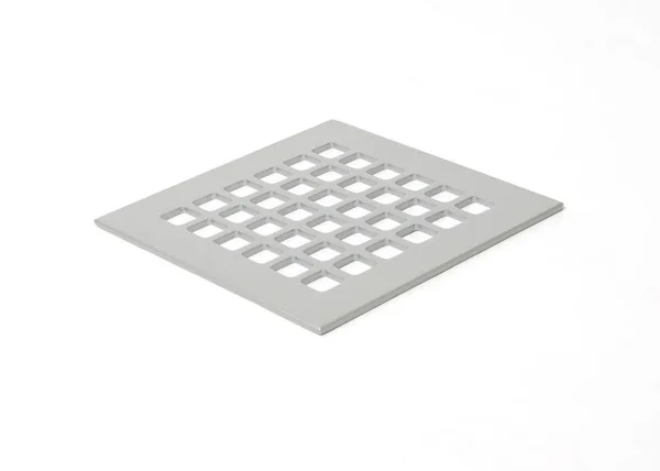 Reggio Register Square 6-in x 6-in Steel Floor Register in Silver - G808-SSH
