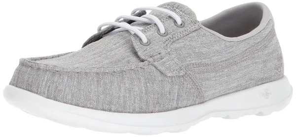 Skechers Women's GOwalk Lite Isla Boat Shoe - Gray