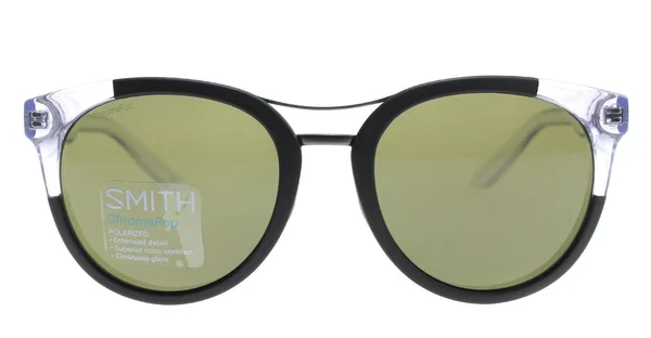 Smith Bridgetown/S 07C5-L7 Black Crystal Round Sunglasses