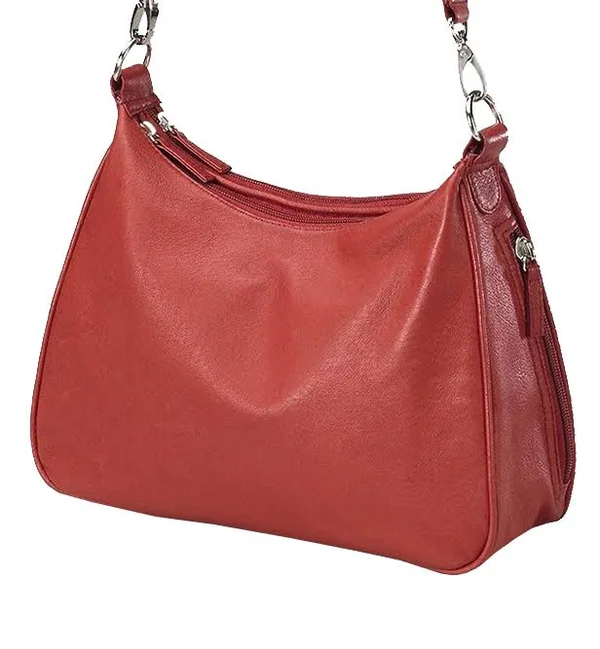 Gun Tote&n Mamas Concealed Carry Hobo Handbag - Tan