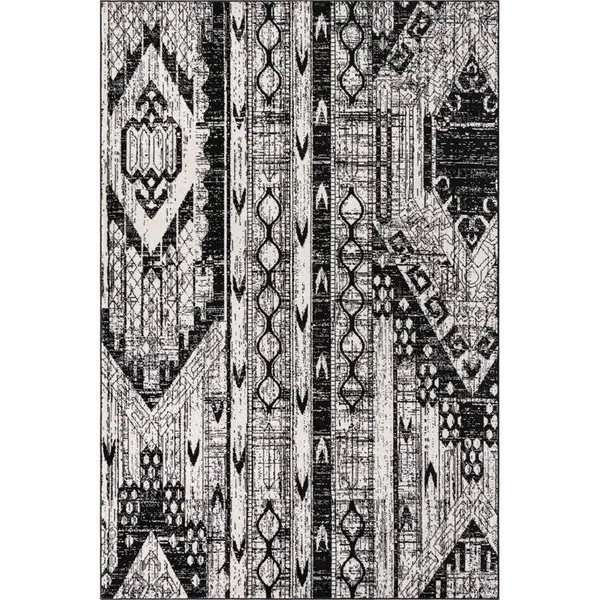 Unique Loom 3152033 6 x 9 ft. Orford Portland Rectangular Rug White