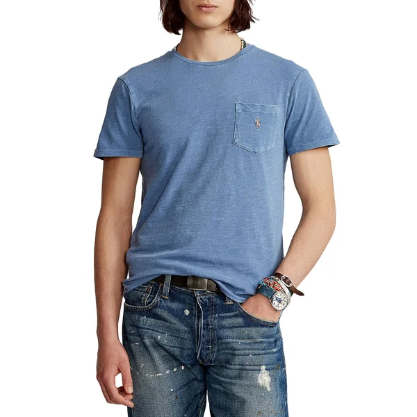 Polo Ralph Lauren Slub Jersey 1 Men's Short Sleeve T-Shirt - Blue