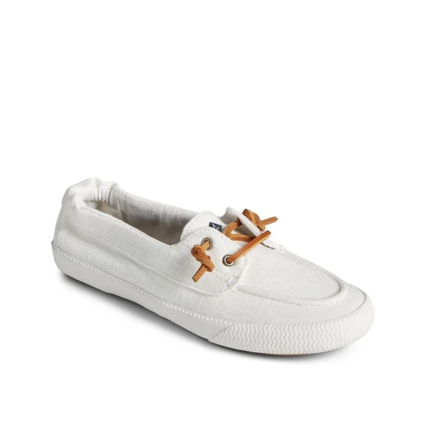 Women's Sperry Lounge Away 2 Boat Shoes in White Size 7.5 Medium