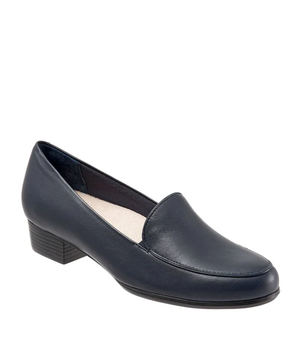 Trotters Classic Lightweight Loafer - Monarch, Size 12 Narrow, French Navy
