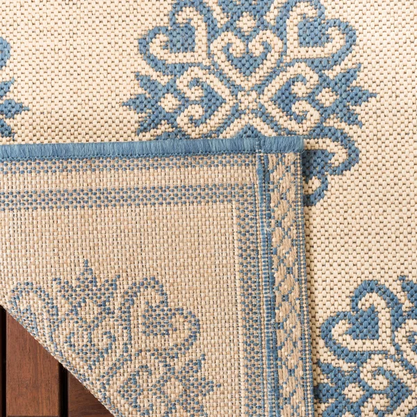 Safavieh 8&-6x22 x 12& Beach House BHS181B Beige Cream Rug
