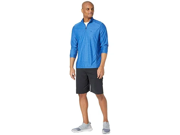 Tommy Bahama Palm Coast 1/2 Zip Men's Clothing Turkish Sea : MD