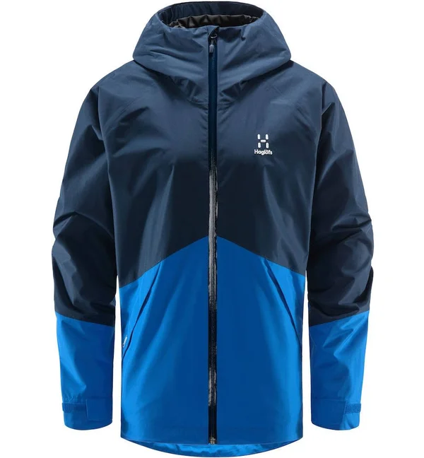 Haglofs Skuta Jacket Colorblock-Blue - Mens Casual Jacket, Size XL - Color Tarn Blue - Storm Blue