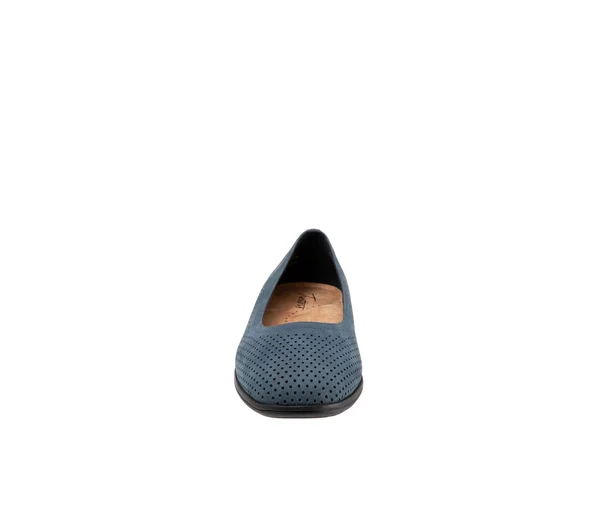 Trotters Women's Darcey Ballet Flat, Size: 11, Denim Leather
