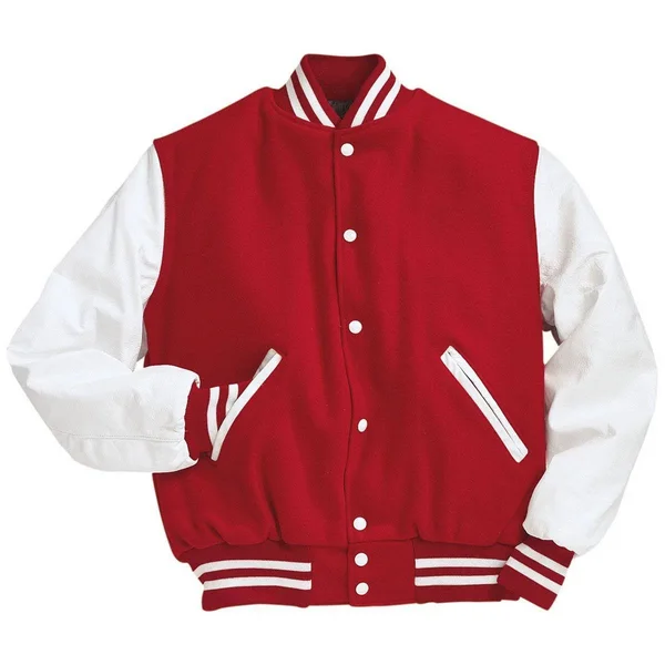 Holloway 224183 - Varsity Jacket - Scarlet/White - XL