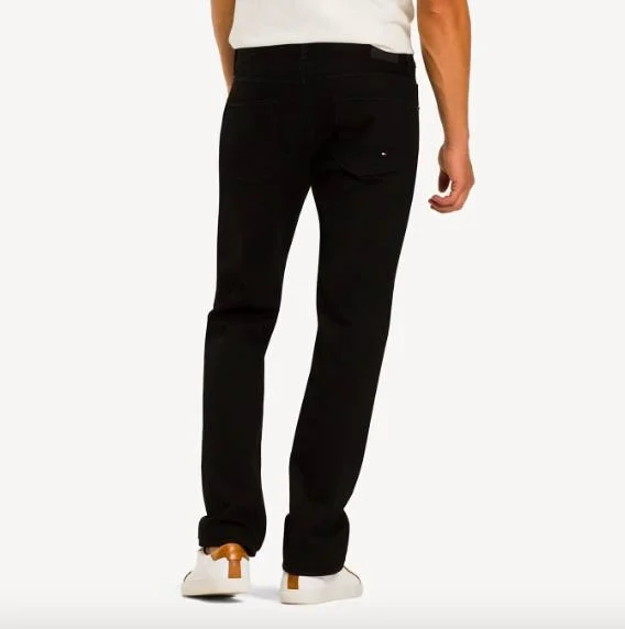 Tommy Hilfiger Stretch Straight Fit Jeans, Black