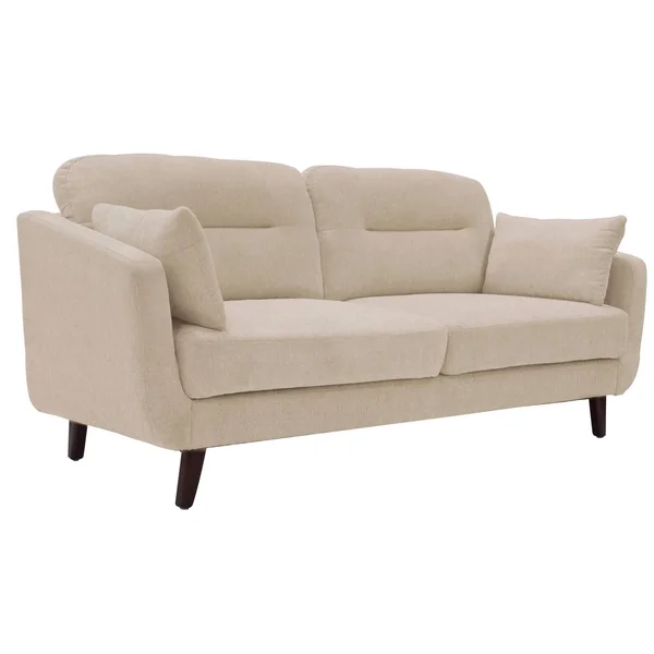 Elle Decor 73x22 Mid-Century Modern Chloe Sofa - Beige