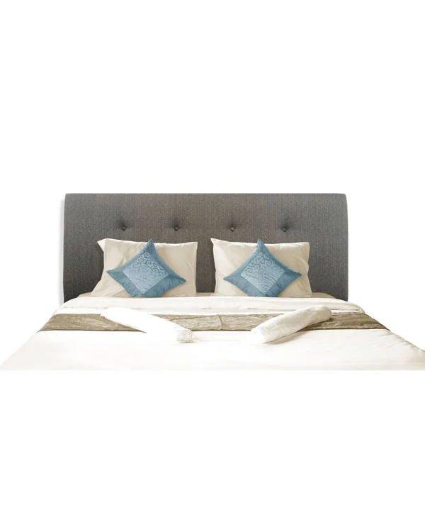 Sole Designs Ali Upholstered Panel Headboard, Size: Full, Blue