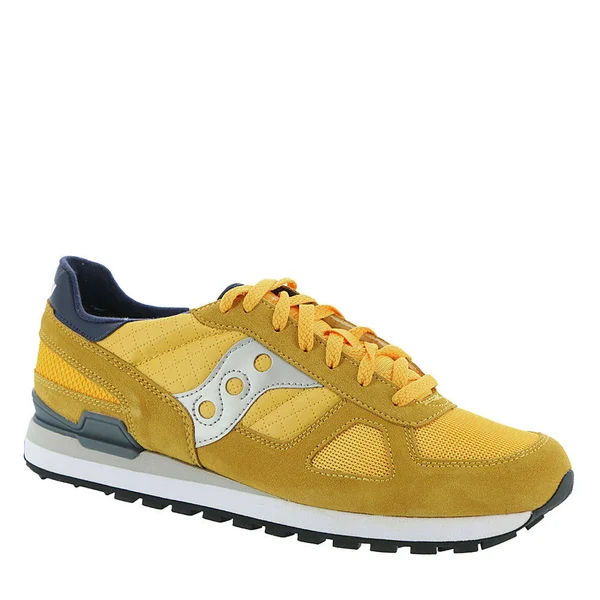 Saucony Shadow Original Size: 8M - Yellow, Navy