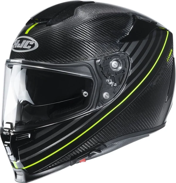 HJC RPHA 70 Artan Carbon, black-yellow, Size 2XL