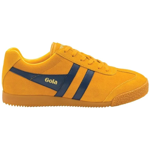 Gola Harrier Sun Navy Gum Mens Suede Trainers - 11 UK