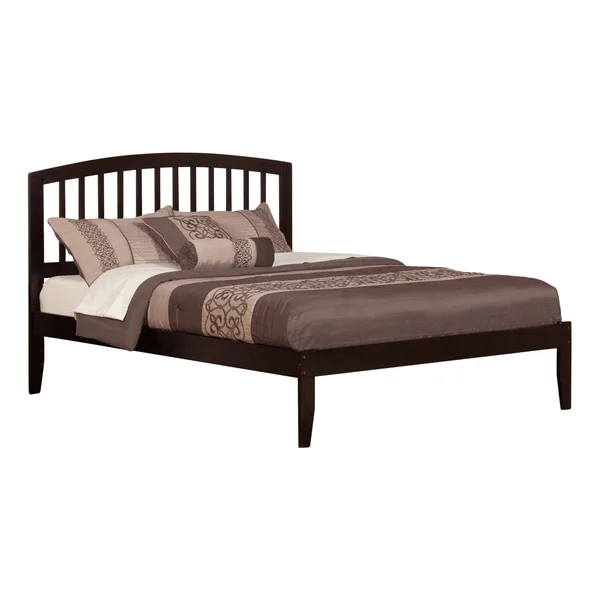 Atlantic Furniture Richmond Queen Platform Bed in Espresso, Brown