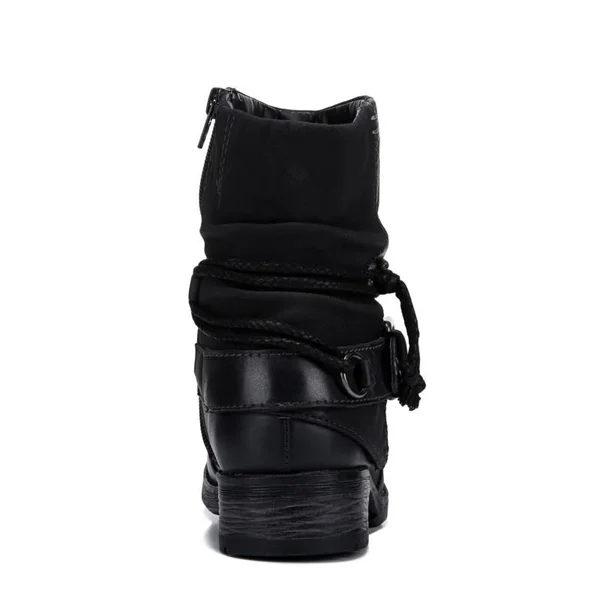 Earth Origins Women's Nikko Boot Black PU 6