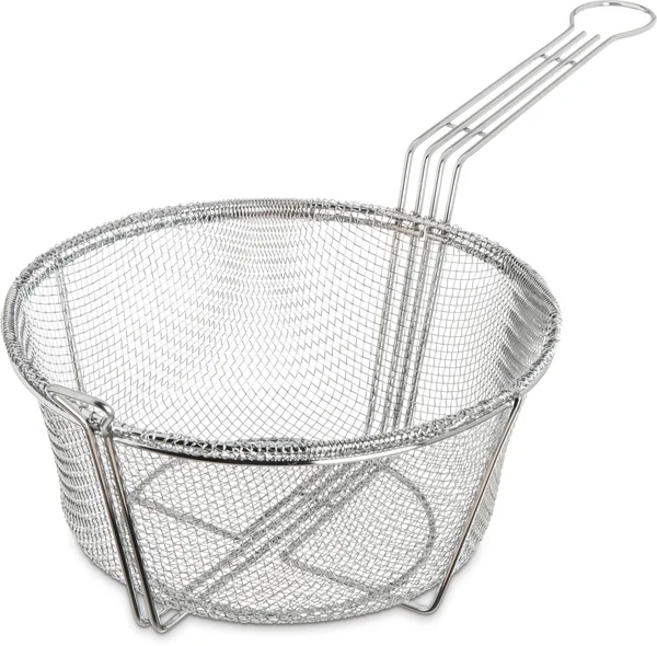 Carlisle 601001 - Mesh Fryer Basket - 9-3/4x22 Dia., Round, 8x22