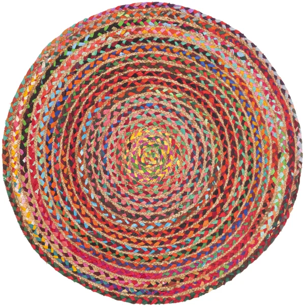 Safavieh Cape Cod Rug Collection CAP702Q - Red, Multi - 4& x 4& Round