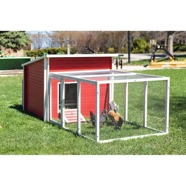 New Age Pet Ecoflex Fontana Chicken Barn, Jumbo, Red