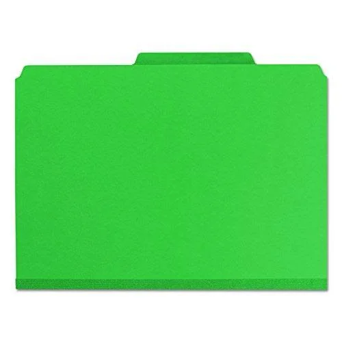 Smead Pressboard File Folder, 1/3-Cut Tab, 2.5cm Expansion, Letter size, Dark Blue, 25 per Box (21541)