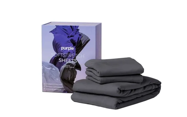 Purple SOFTSTRETCH-QUEEN-STORMY Grey