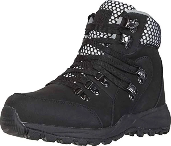 Drew Iceberg - Women's Boot - Black Nubuck Leather 10 Extra Wide