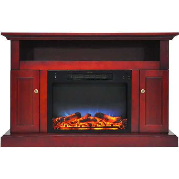 Cambridge 47x22 LED Insert and Entertainment Stand Electric Fireplace - CAMBR5021-2CHRLED