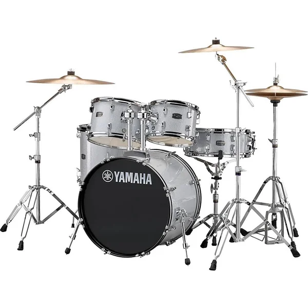 Yamaha Rydeen 5-Piece Shell Pack with 20 in. Bass Drum Silver Glitter