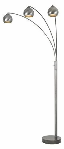 60W x 3 Light Metal Arc Floor Lamp