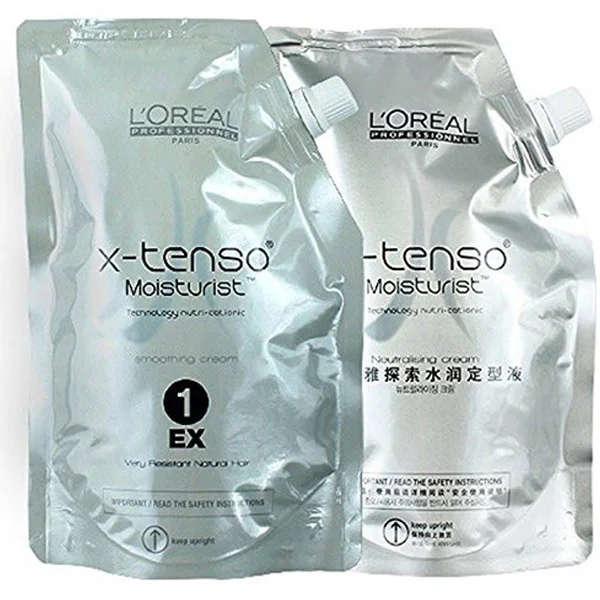 Loreal X-tenso Hair Straightener Cream 400ml, Very Resistant Hair