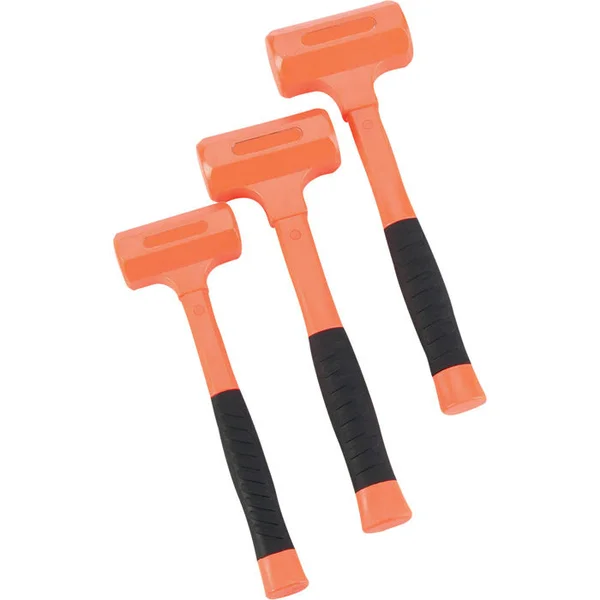 Klutch 3-Piece Dead Blow Hammer Set